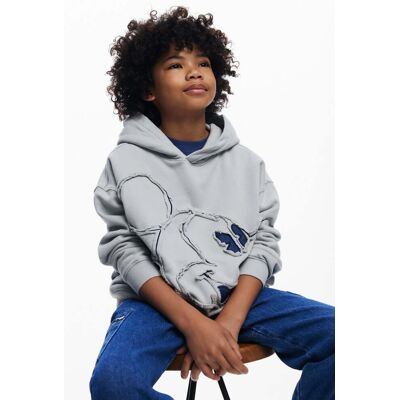 Desigual, džínová mikina Mickey Mouse™, DěTi, Bavlna, BíLá, 7/8 Desigual, džínová mikina Mickey Mouse™, DěTi, Bavlna, BíLá, 7/8