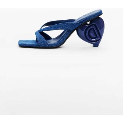 Desigual, DENIM HEEL tenisky, Bavlna, Modrá, 39 Desigual, DENIM HEEL tenisky, Bavlna, Modrá, 39