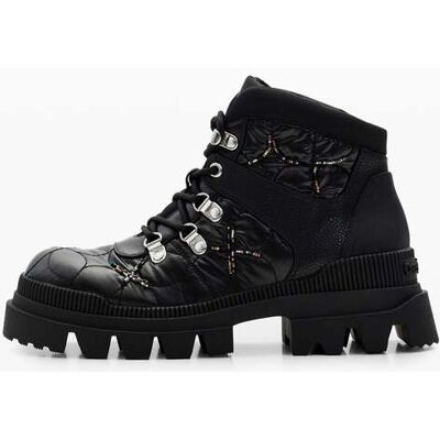 Desigual, Beaded trekking boots, 39 Desigual, Beaded trekking boots, 39
