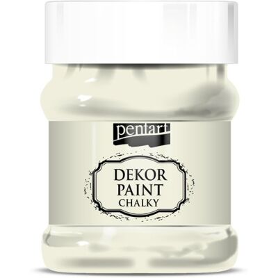 Křídová a dekorační barva PENTART 230 ml KRÉMOVÁ BÍLÁ Křídová a dekorační barva PENTART 230 ml KRÉMOVÁ BÍLÁ