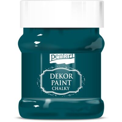 Křídová a dekorační barva PENTART 230 ml SMARAGDOVÁ Křídová a dekorační barva PENTART 230 ml SMARAGDOVÁ