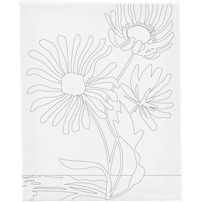Creative Malířské plátno s předtiskem 24x30 cm VELKÁ KVĚTINA Creative Malířské plátno s předtiskem 24x30 cm VELKÁ KVĚTINA