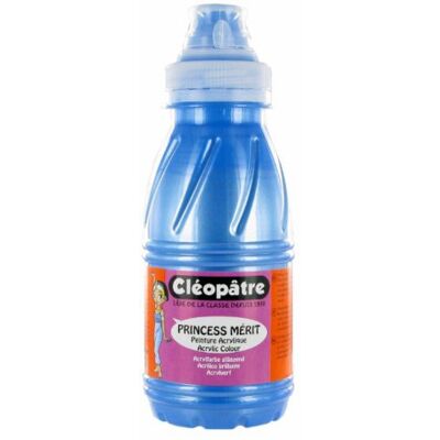 Akrylová barva CLEOPATRE 250 ml PERLEŤOVÁ MODRÁ Akrylová barva CLEOPATRE 250 ml PERLEŤOVÁ MODRÁ