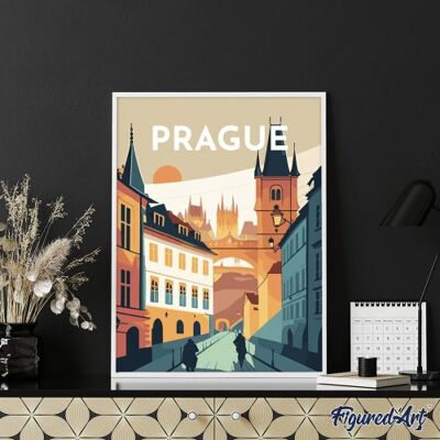 ART Malování podle čísel - VINTAGE PRAHA bez rámu 40 x 50 cm ART Malování podle čísel - VINTAGE PRAHA bez rámu 40 x 50 cm