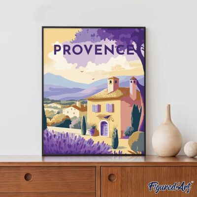 ART Malování podle čísel - VINTAGE PROVENCE na rámu 40 x 50 cm ART Malování podle čísel - VINTAGE PROVENCE na rámu 40 x 50 cm