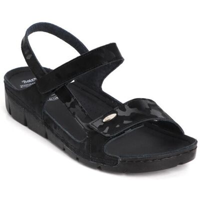 Dámské zdravotní sandály MIRI black camouflage, Batz černá 38 ženy Dámské zdravotní sandály MIRI black camouflage, Batz černá 38 ženy