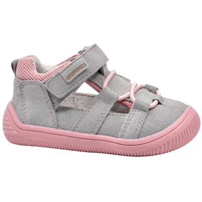 Dívčí barefoot sandály KENDY Grey, Protetika šedá 35 dívky Dívčí barefoot sandály KENDY Grey, Protetika šedá 35 dívky