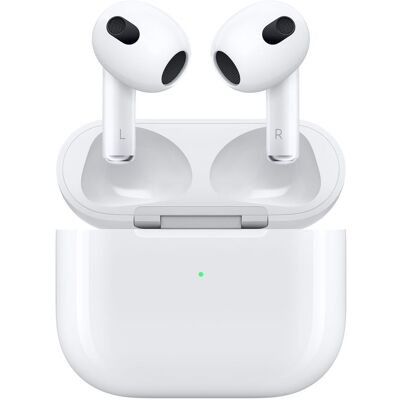 Apple AirPods 3 s nabíjecím pouzdrem Bílá třídy Výborný Apple AirPods 3 s nabíjecím pouzdrem Bílá třídy Výborný