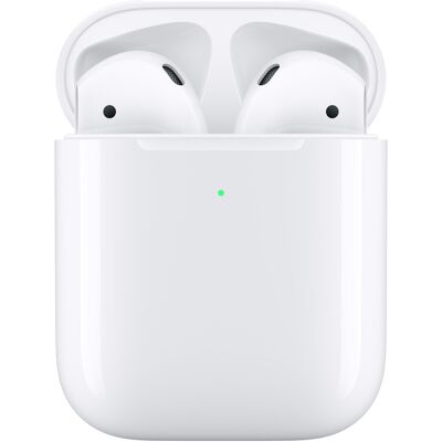 Apple AirPods 2 s bezdrátovým nabíjecím pouzdrem Bílá třídy Velmi dobrý+ Apple AirPods 2 s bezdrátovým nabíjecím pouzdrem Bílá třídy Velmi dobrý+