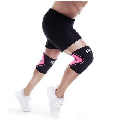 Rehband - RX Knee Sleeve 3mm - Černá/Růžová - XS Rehband - RX Knee Sleeve 3mm - Černá/Růžová - XS