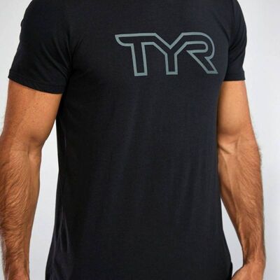 Pánské tričko TYR Ultrasoft Lightweight Tri Blend Tech Tee - bla S Pánské tričko TYR Ultrasoft Lightweight Tri Blend Tech Tee - bla S
