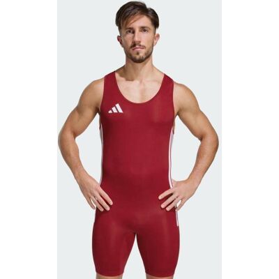 Pánský vzpěračský - powerlifterský dres adidas červený 2XL Pánský vzpěračský - powerlifterský dres adidas červený 2XL