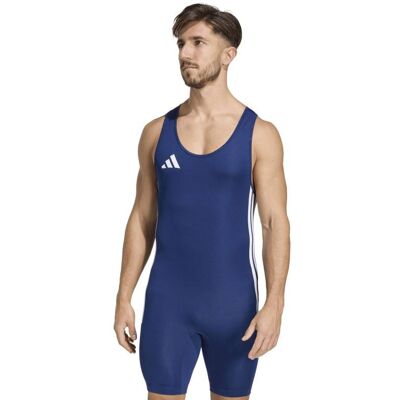 Pánský vzpěračský - powerlifterský dres adidas modrý M Pánský vzpěračský - powerlifterský dres adidas modrý M