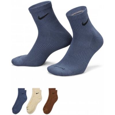 Ponožky Nike Everyday Plus Ankle - 3 páry bílá XL Ponožky Nike Everyday Plus Ankle - 3 páry bílá XL