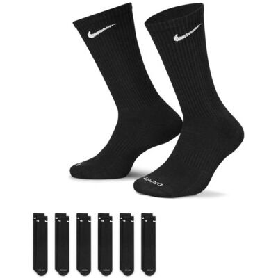 Ponožky Nike Everyday Plus Cushioned BLACK-WHITE (6 pack) S Ponožky Nike Everyday Plus Cushioned BLACK-WHITE (6 pack) S