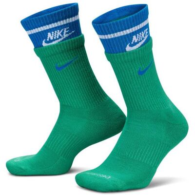 Ponožky Nike - modrá-zelená M Ponožky Nike - modrá-zelená M