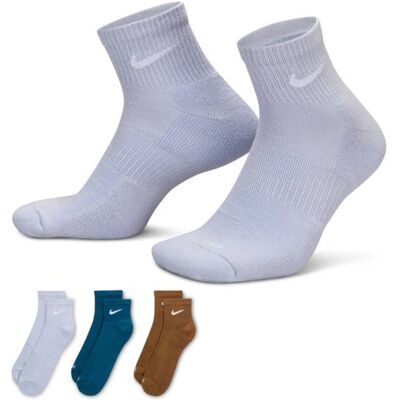 Ponožky Nike Everyday Plus Ankle - 3 páry Ghost Moss Wood L Ponožky Nike Everyday Plus Ankle - 3 páry Ghost Moss Wood L