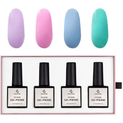 GloryStyles Sada gel laků GP15 Candy GloryStyles Sada gel laků GP15 Candy