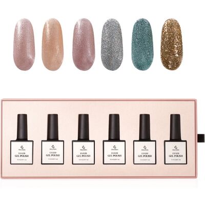 GloryStyles Sada gel laků GP05 Pearl GloryStyles Sada gel laků GP05 Pearl