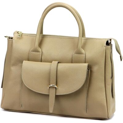 Dámská kabelka Camilla PREMIUM 10.016 DOLLARO taupe Dámská kabelka Camilla PREMIUM 10.016 DOLLARO taupe