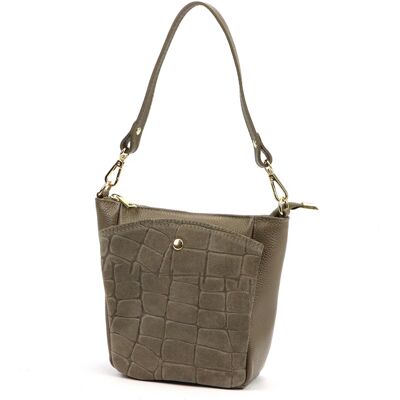Dámská kabelka Luka 26-018-2 CROCO taupe Dámská kabelka Luka 26-018-2 CROCO taupe