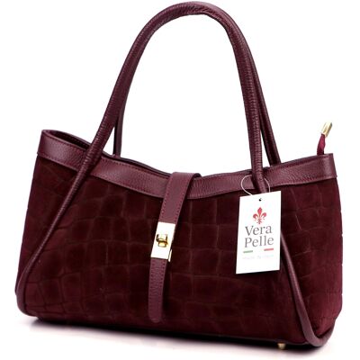 Dámská kabelka Camilla PREMIUM 10.014 CROCO bordó Dámská kabelka Camilla PREMIUM 10.014 CROCO bordó