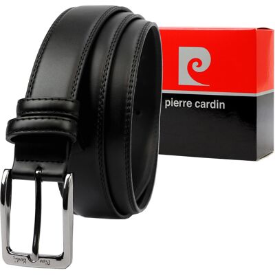 Pánský pásek Pierre Cardin PARURE05 BLACK SILVER 125 Pánský pásek Pierre Cardin PARURE05 BLACK SILVER 125