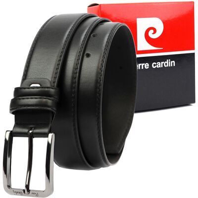 Pánský pásek Pierre Cardin PARURE04 BLACK GUN 120 Pánský pásek Pierre Cardin PARURE04 BLACK GUN 120