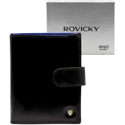 Pánská peněženka Rovicky N4L-RVT-2 RFID černá, modrá Pánská peněženka Rovicky N4L-RVT-2 RFID černá, modrá
