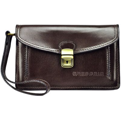Pánské crossbody Gregorio 212 tmavě hnědá Pánské crossbody Gregorio 212 tmavě hnědá