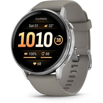 Gar Garmin Venu 4 (010-03014-00), Amoled 45mm GPS Wi-Fi stříbrný AMOLED chytré hodinky Gar Garmin Venu 4 (010-03014-00), Amoled 45mm GPS Wi-Fi stříbrný AMOLED chytré hodinky