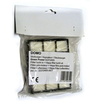 Sada vstupního,výstupního a HEPA filtru - DOMO DO7246S-SET Sada vstupního,výstupního a HEPA filtru - DOMO DO7246S-SET