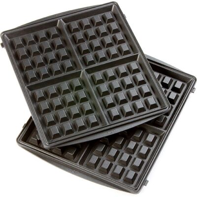 Náhradní pečící desky - 4 x vafle - DOMO DO9046C-WP Náhradní pečící desky - 4 x vafle - DOMO DO9046C-WP