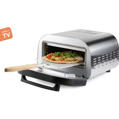 Pizza pec Genius - nerezová, pečící kamen - DOMO DO9289PZ Pizza pec Genius - nerezová, pečící kamen - DOMO DO9289PZ