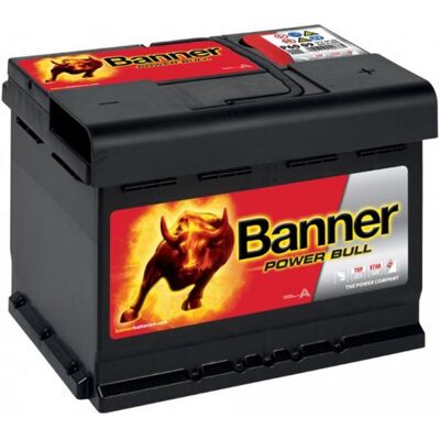 Autobaterie / akumulátor kyselino-olověný Banner Power Bull 12V 60A... Autobaterie / akumulátor kyselino-olověný Banner Power Bull 12V 60A...