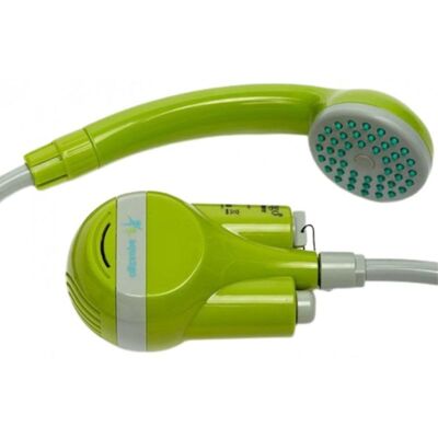 Sprcha pro kemping / cestování Aqua2go - vestavěný Li-Ion akumuláto... Sprcha pro kemping / cestování Aqua2go - vestavěný Li-Ion akumuláto...