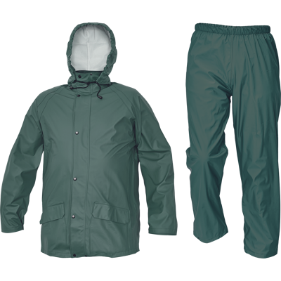 Cerva Siret PU oblek zelená - XL Cerva Siret PU oblek zelená - XL