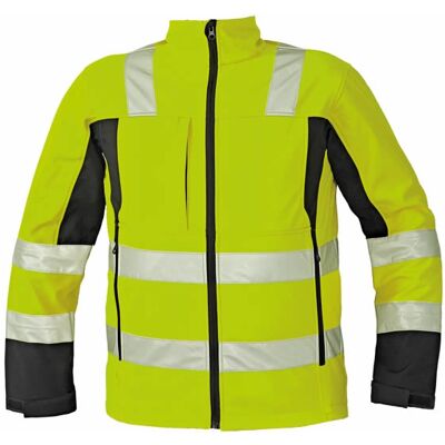 Cerva MALTON softshell. bunda HV žlutá L Cerva MALTON softshell. bunda HV žlutá L