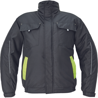 Cerva MAX VIVO pilot bunda černá/žlutá vel.3XL Cerva MAX VIVO pilot bunda černá/žlutá vel.3XL