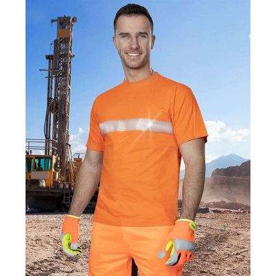 Ardon Tričko XAVER s reflex. pruhem oranžové vel.3XL Ardon Tričko XAVER s reflex. pruhem oranžové vel.3XL