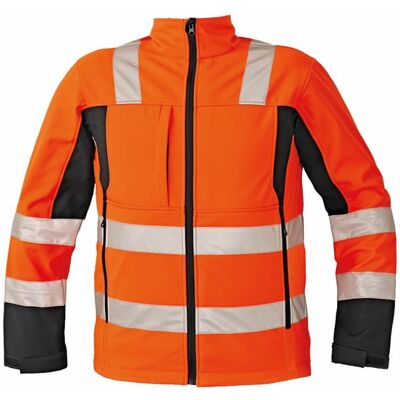 Cerva MALTON softshell. bunda HV oranžová XL Cerva MALTON softshell. bunda HV oranžová XL