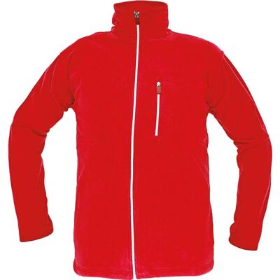Cerva Fleece bunda Karela červená - XL Cerva Fleece bunda Karela červená - XL