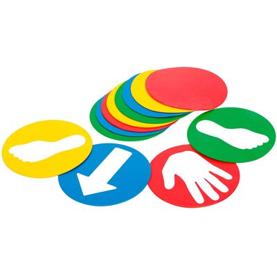 Ledraplastic S.p.A. Barevné disky a samolepky – trénink orientace a koordinace Ledraplastic S.p.A. Barevné disky a samolepky – trénink orientace a koordinace