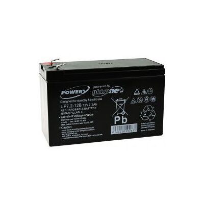 Gelová baterie Powery 12V 7,2Ah pro APC BE550G-GR Gelová baterie Powery 12V 7,2Ah pro APC BE550G-GR