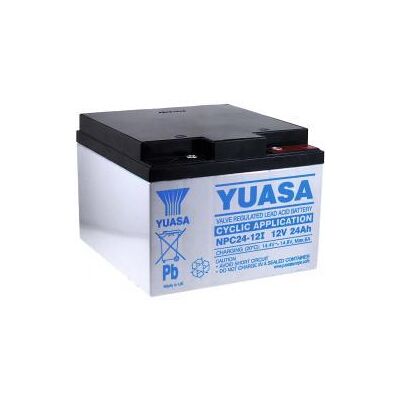Yuasa Hloubková olověná baterie - 12V 24Ah - Originál Yuasa Hloubková olověná baterie - 12V 24Ah - Originál
