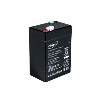 Gelová baterie 6V 4,5Ah Powery - Olovo-kyselina, Dobíjecí Gelová baterie 6V 4,5Ah Powery - Olovo-kyselina, Dobíjecí