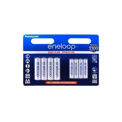 Opakovatelná baterie Panasonic Eneloop AA/AAA - balení 4 Opakovatelná baterie Panasonic Eneloop AA/AAA - balení 4