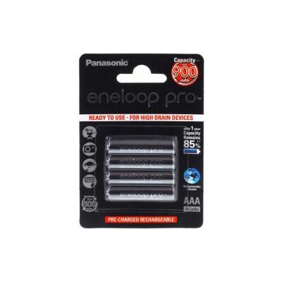 Dobíjecí baterie Panasonic eneloop Pro AAA - Balení 4 ks Dobíjecí baterie Panasonic eneloop Pro AAA - Balení 4 ks