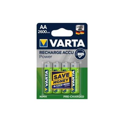 Dobíjecí baterie VARTA HR6 - 4 kusy 2600mAh Dobíjecí baterie VARTA HR6 - 4 kusy 2600mAh