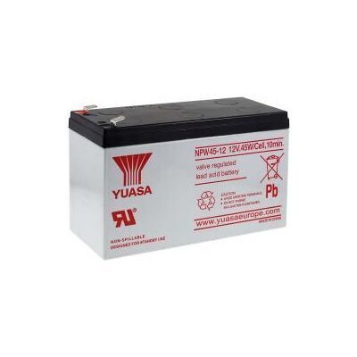 Yuasa NPW45-12 Dobíjecí olověná baterie - 12V 8,5Ah/45Wh Yuasa NPW45-12 Dobíjecí olověná baterie - 12V 8,5Ah/45Wh